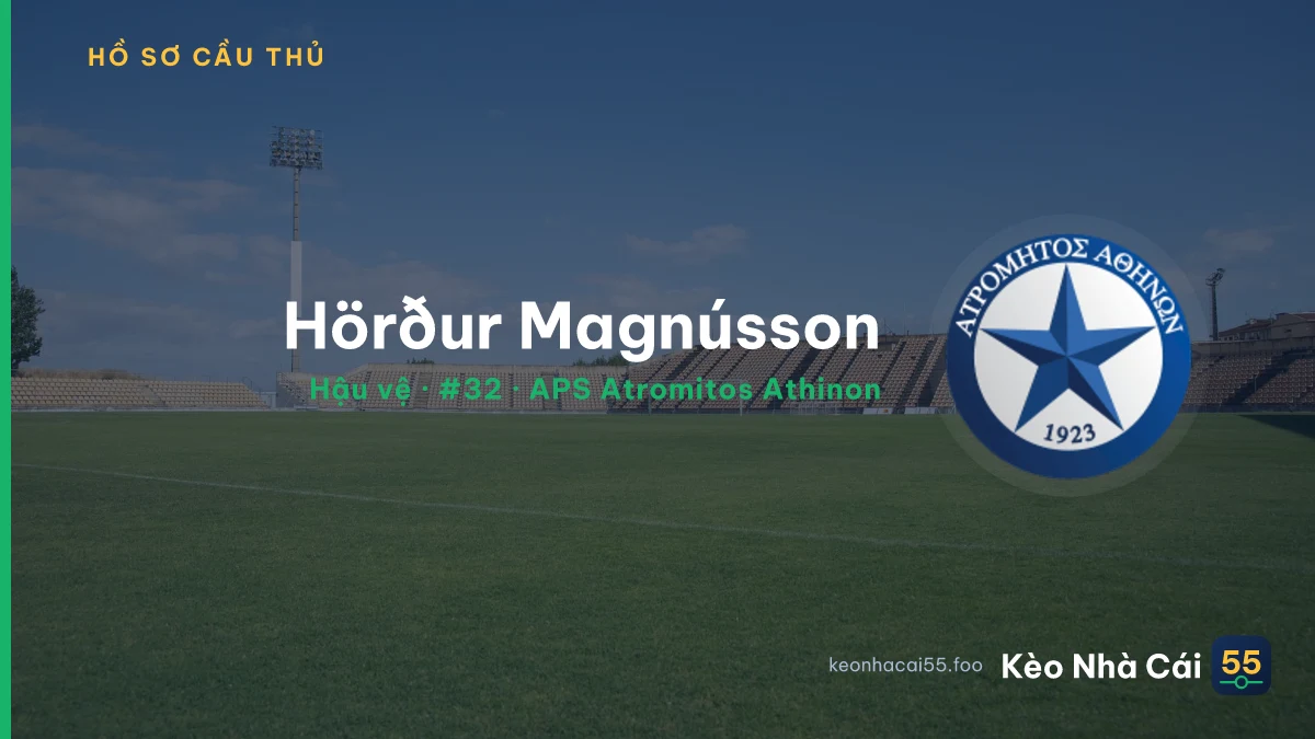 Hörður Magnússon — APS Atromitos Athinon