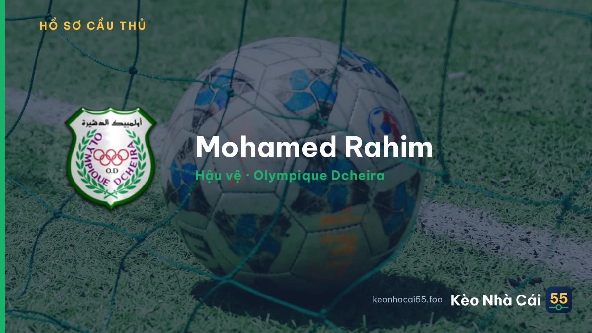 Mohamed Rahim — Olympique Dcheira