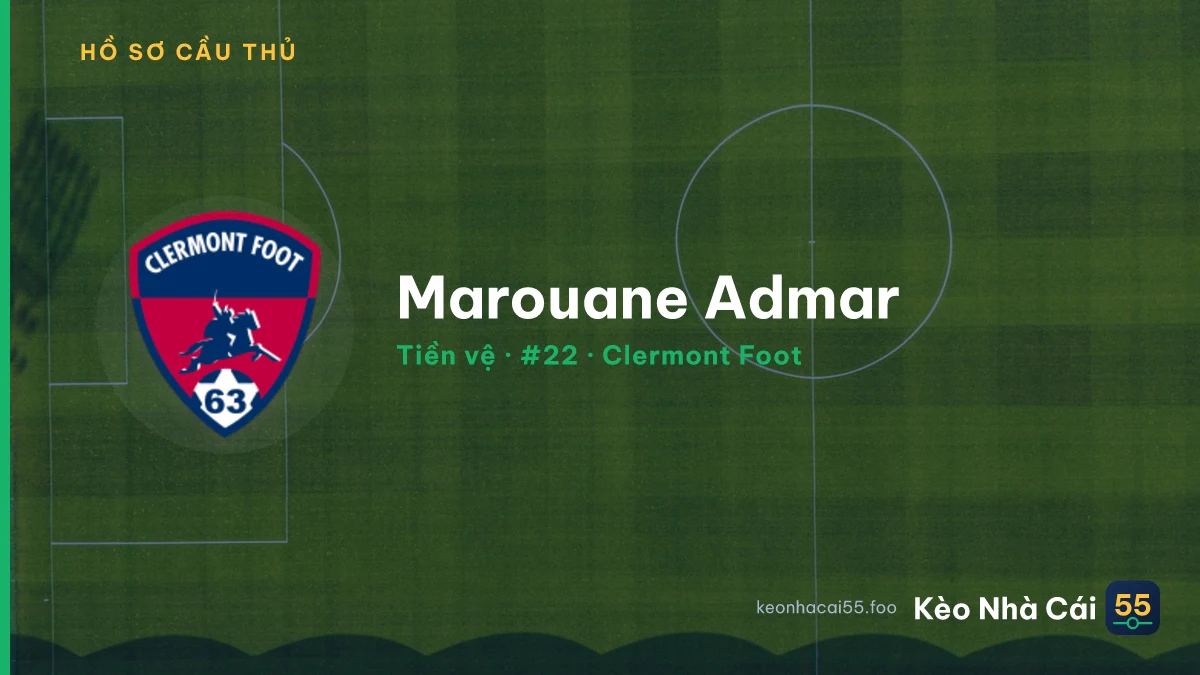 Marouane Admar — Clermont Foot