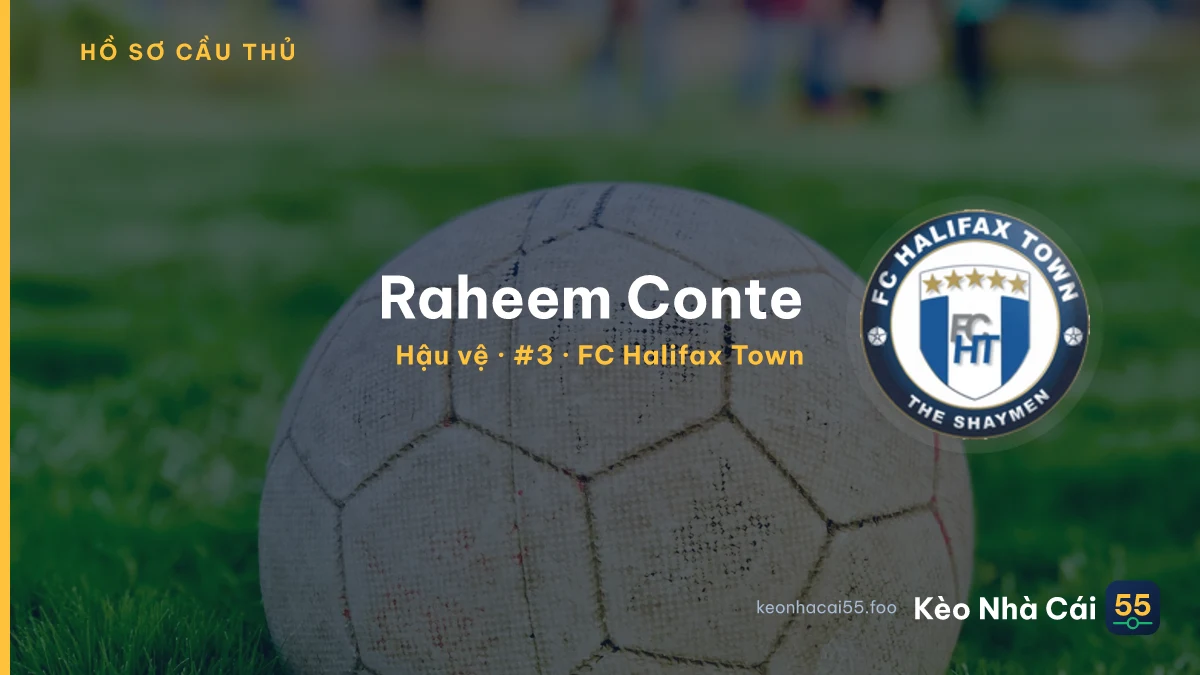 Raheem Conte — FC Halifax Town