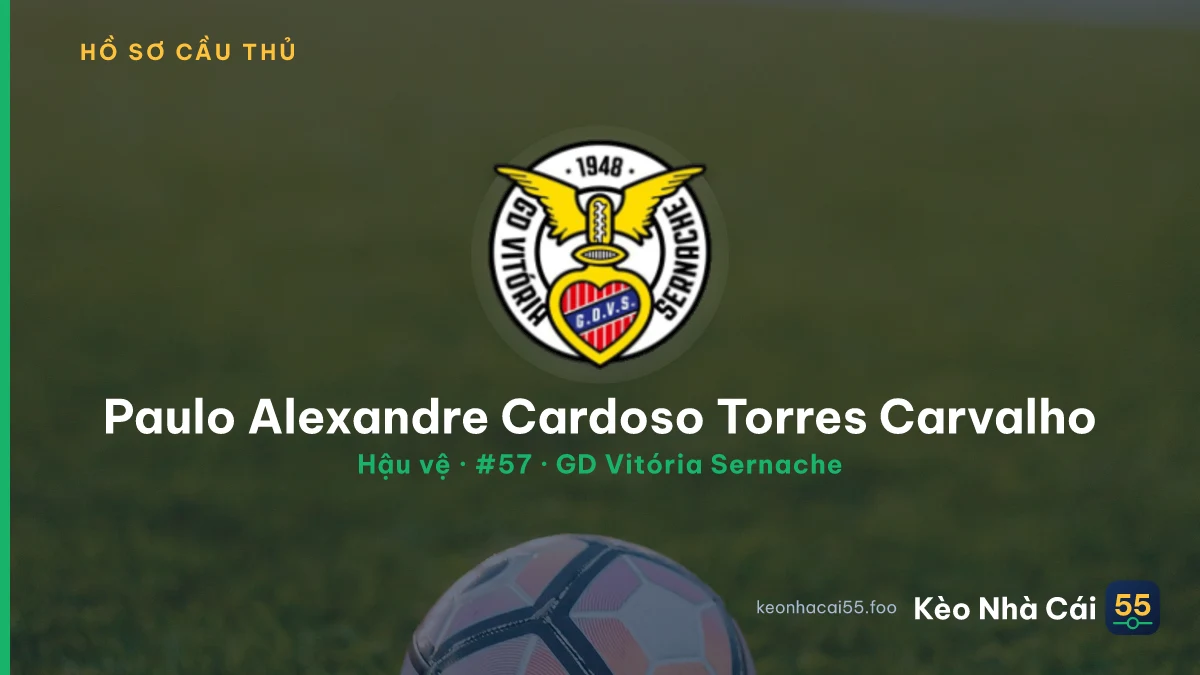 Paulo Alexandre Cardoso Torres Carvalho — GD Vitória Sernache