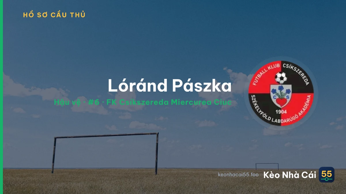 Lóránd Pászka — FK Csíkszereda Miercurea Ciuc