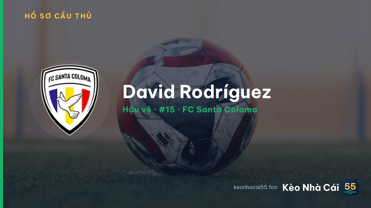 David Rodríguez — FC Santa Coloma