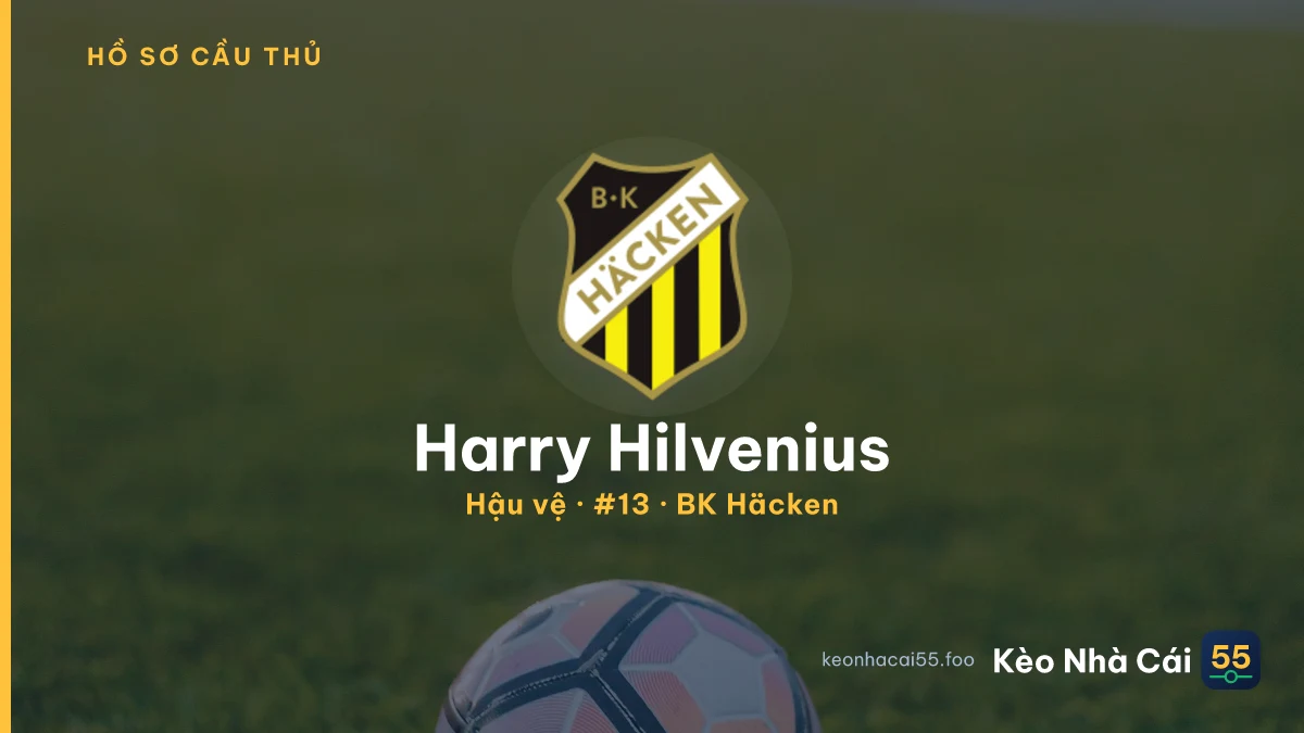 Harry Hilvenius — BK Häcken