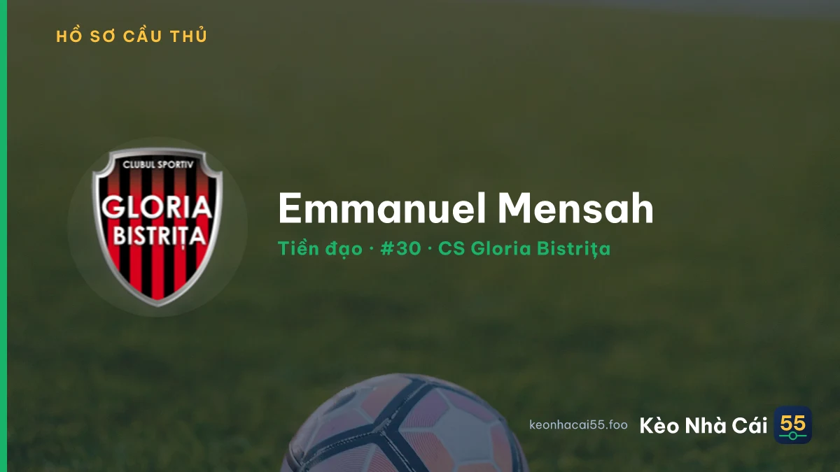 Emmanuel Mensah — CS Gloria Bistrița