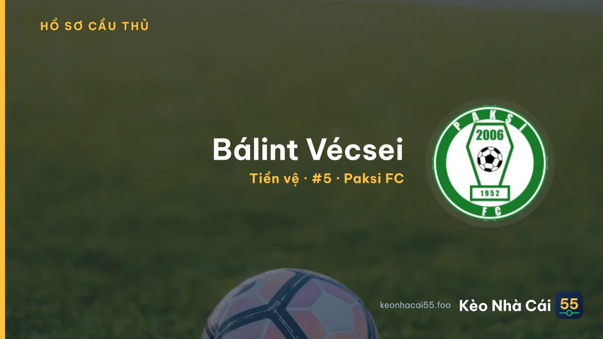 Bálint Vécsei — Paksi FC
