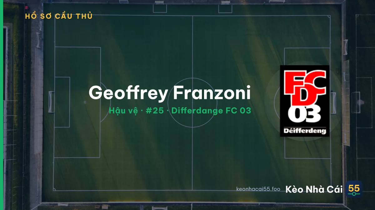 Geoffrey Franzoni — Differdange FC 03