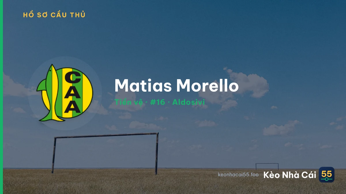 Matias Morello — Aldosivi