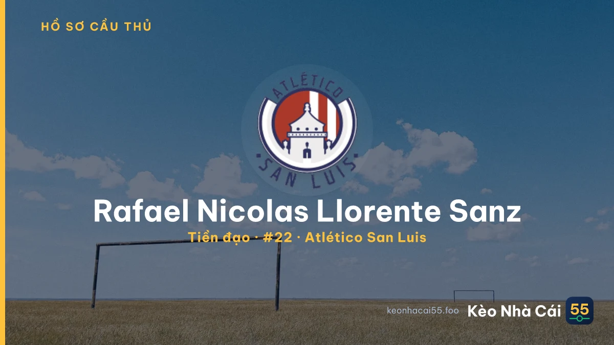 Rafael Nicolas Llorente Sanz — Atlético San Luis