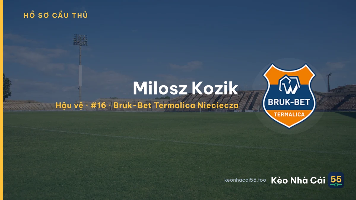 Milosz Kozik — Bruk-Bet Termalica Nieciecza