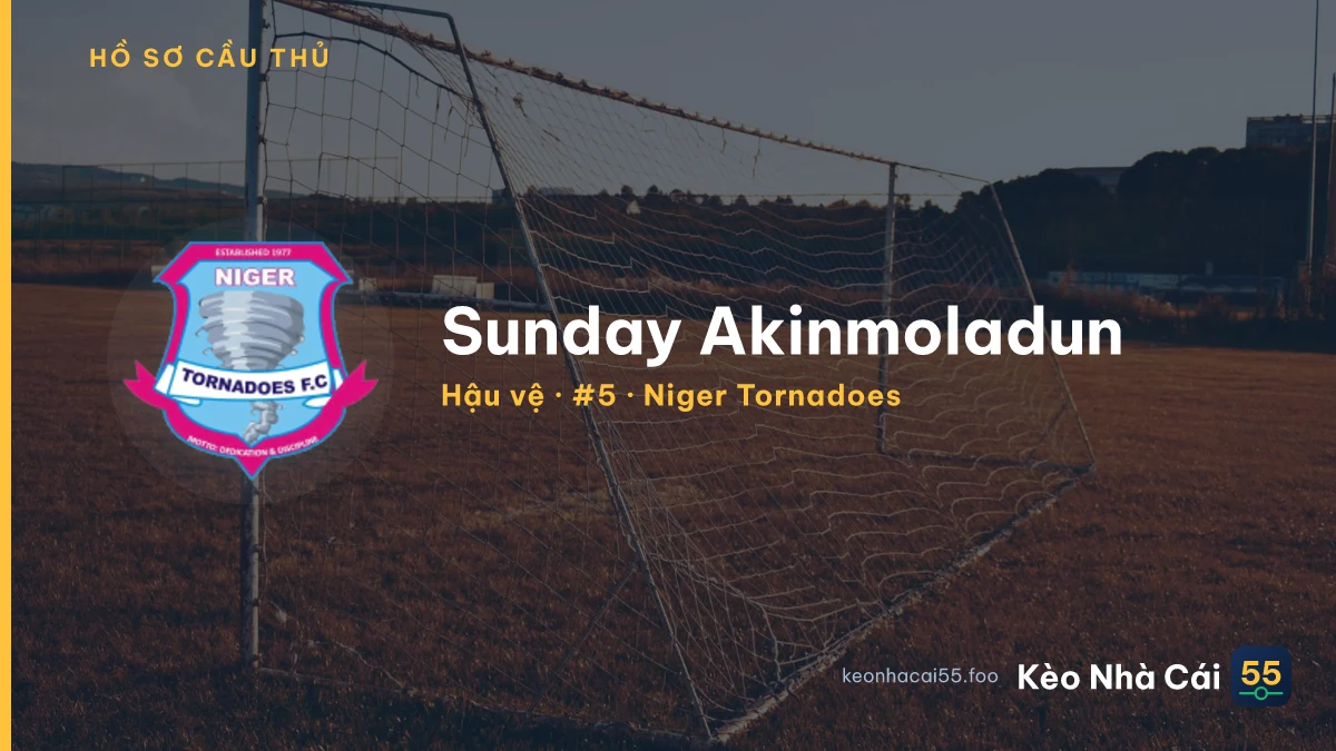 Sunday Akinmoladun — Niger Tornadoes
