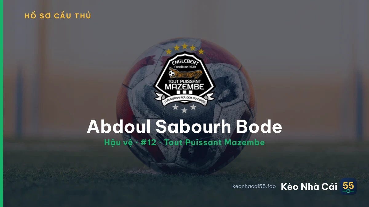 Abdoul Sabourh Bode — Tout Puissant Mazembe