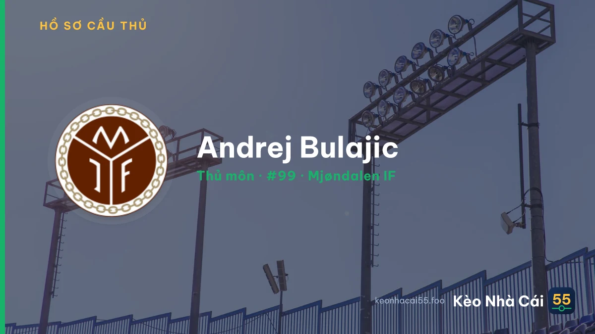 Andrej Bulajic — Mjøndalen IF