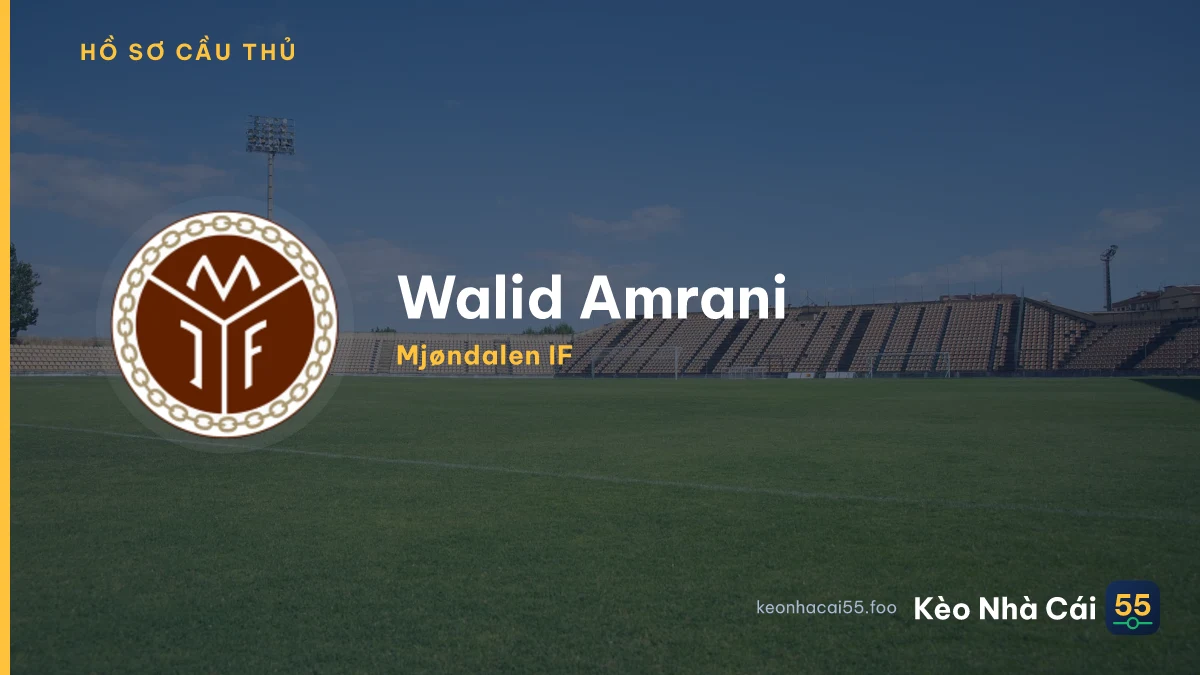 Walid Amrani — Mjøndalen IF