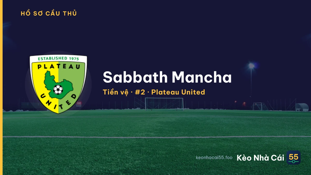 Sabbath Mancha — Plateau United