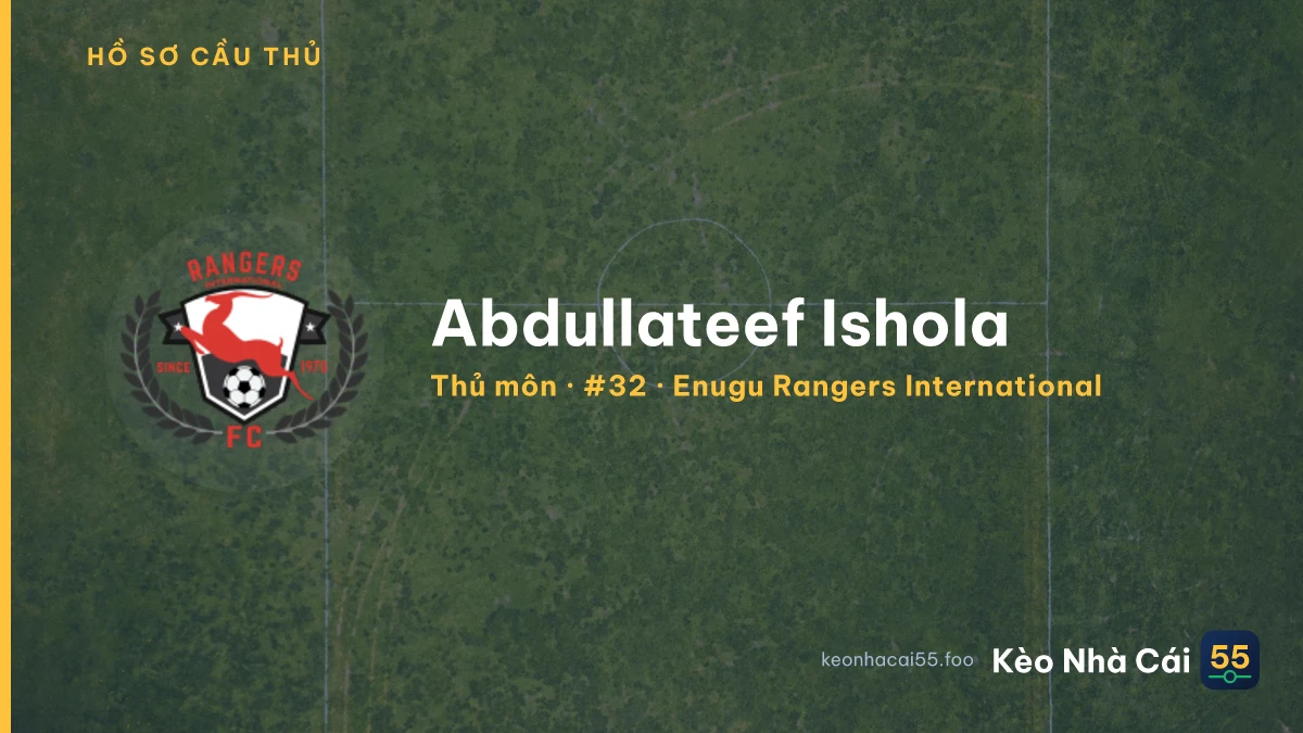 Abdullateef Ishola — Enugu Rangers International