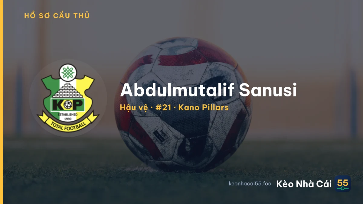 Abdulmutalif Sanusi — Kano Pillars