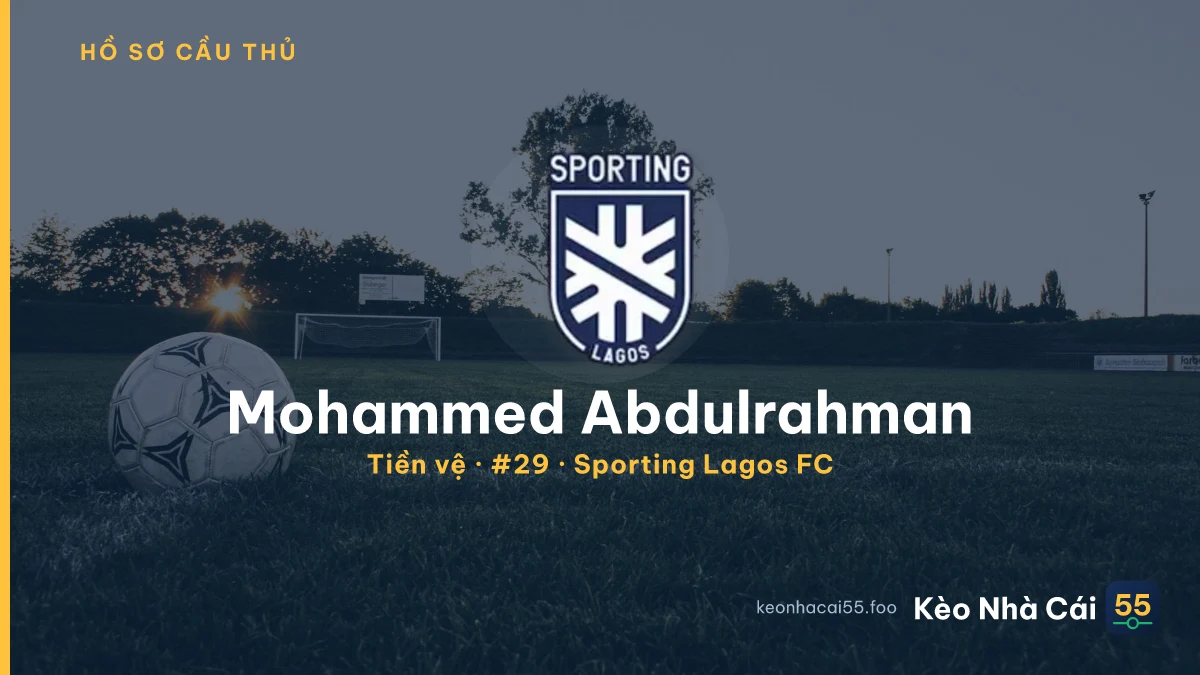 Mohammed Abdulrahman — Sporting Lagos FC
