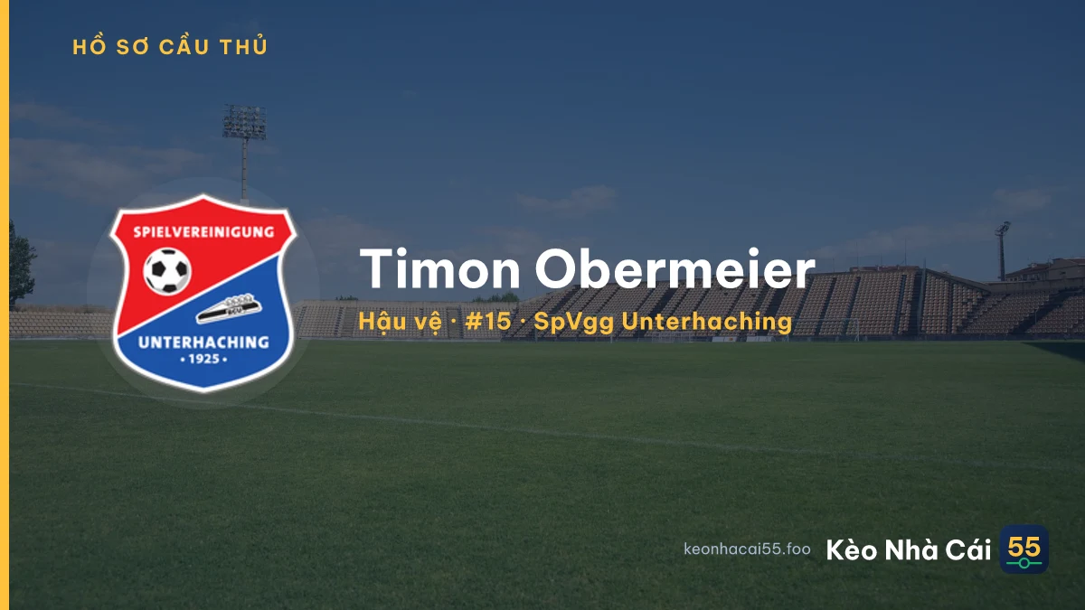 Timon Obermeier — SpVgg Unterhaching