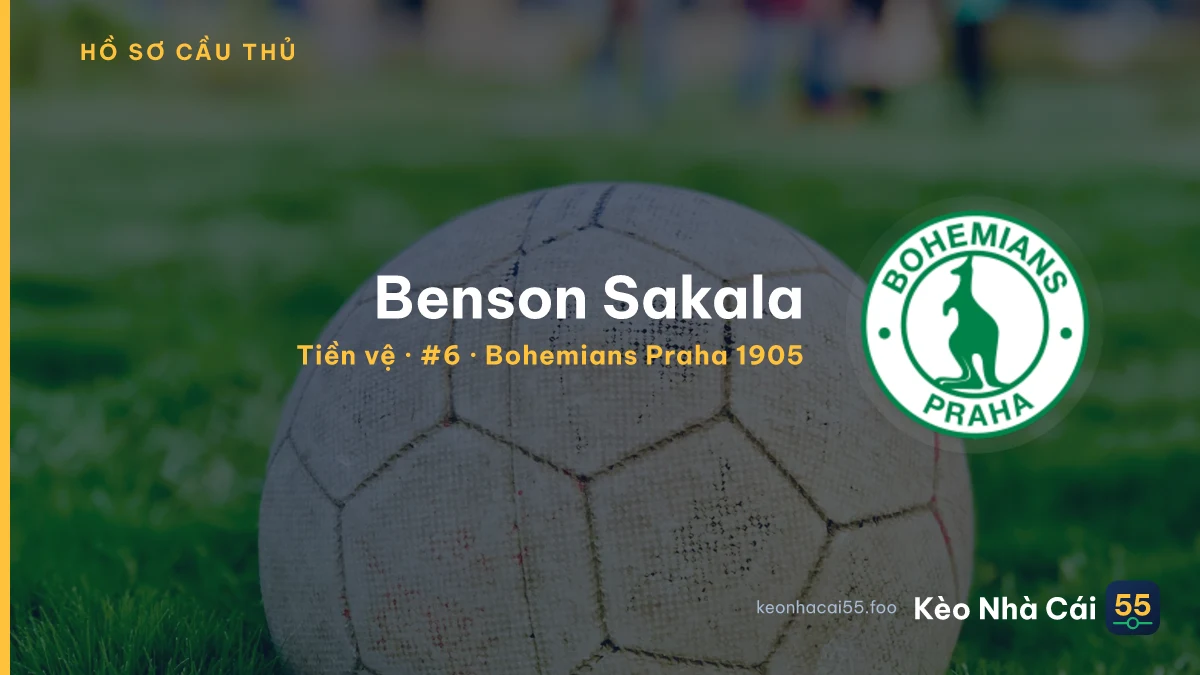 Benson Sakala — Bohemians Praha 1905