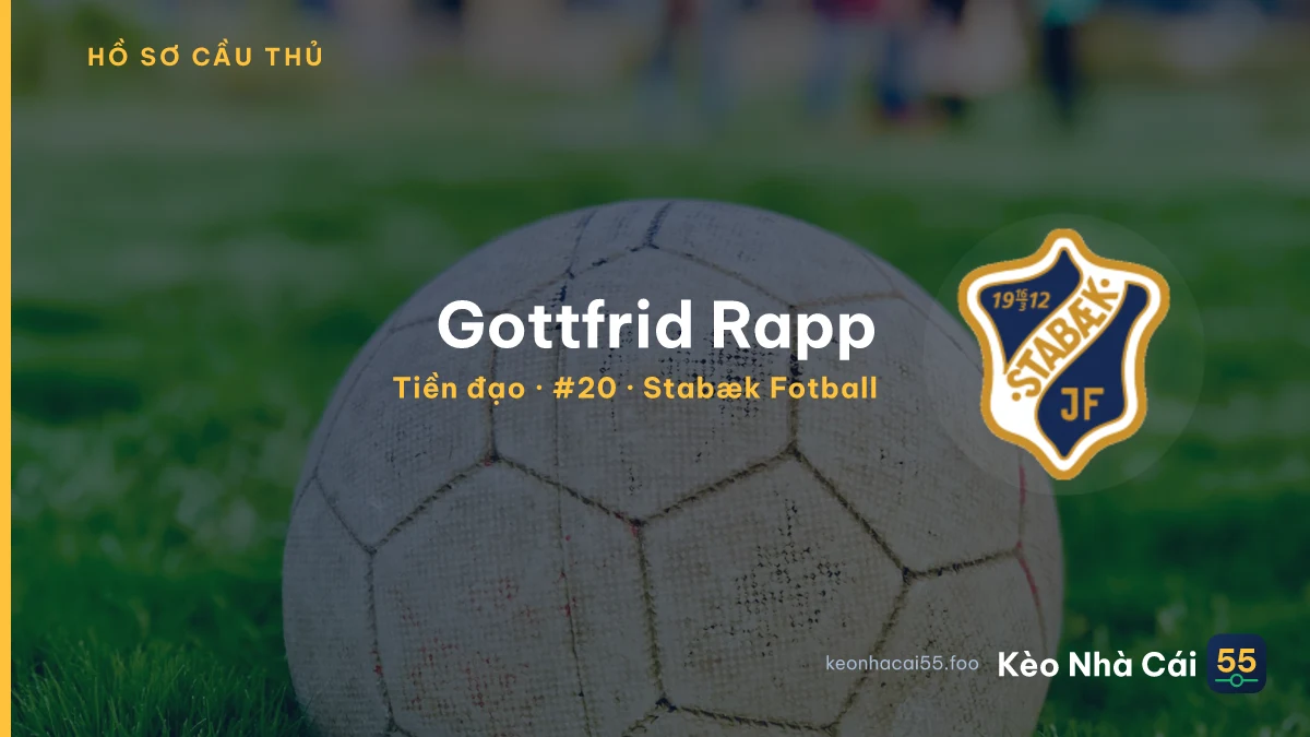 Gottfrid Rapp — Stabæk Fotball