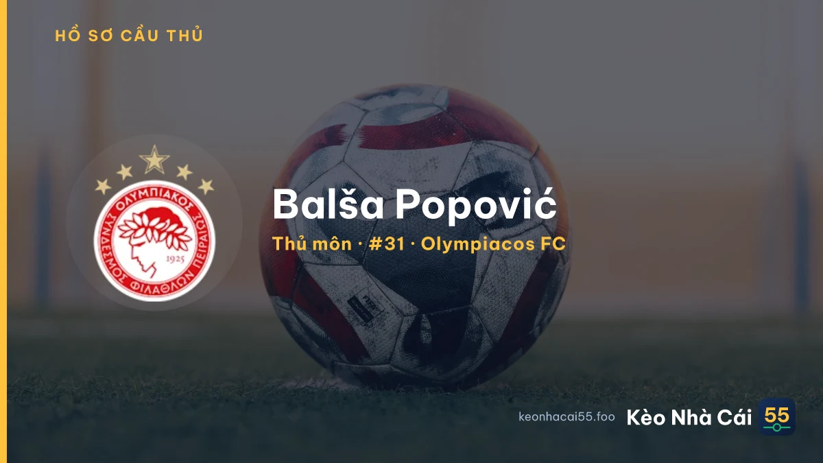 Balša Popović — Olympiacos FC