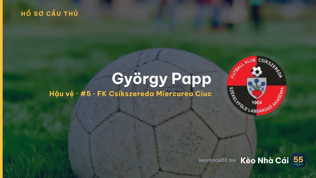 György Papp — FK Csíkszereda Miercurea Ciuc