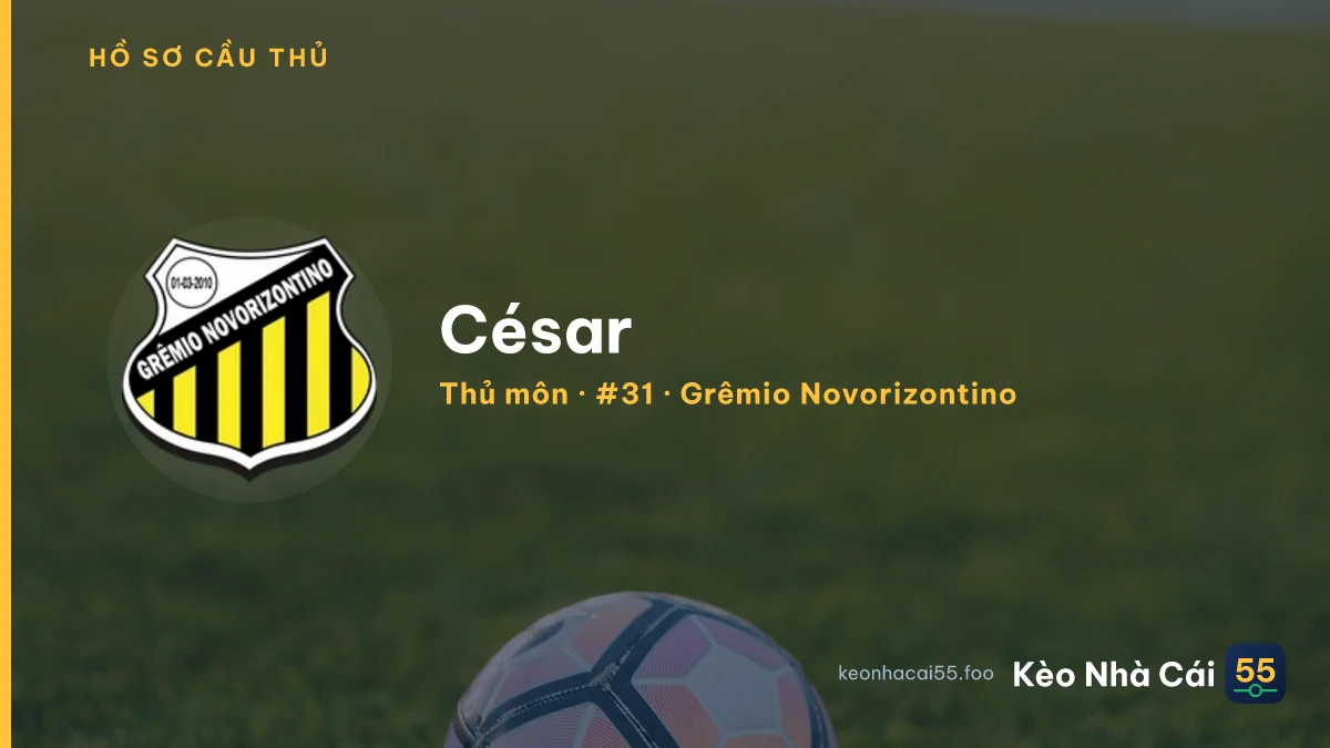César — Grêmio Novorizontino