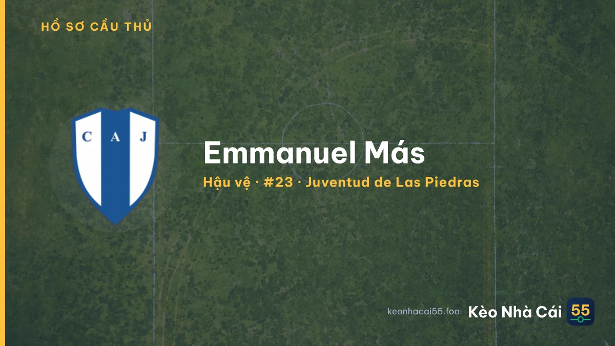 Emmanuel Más — Juventud de Las Piedras