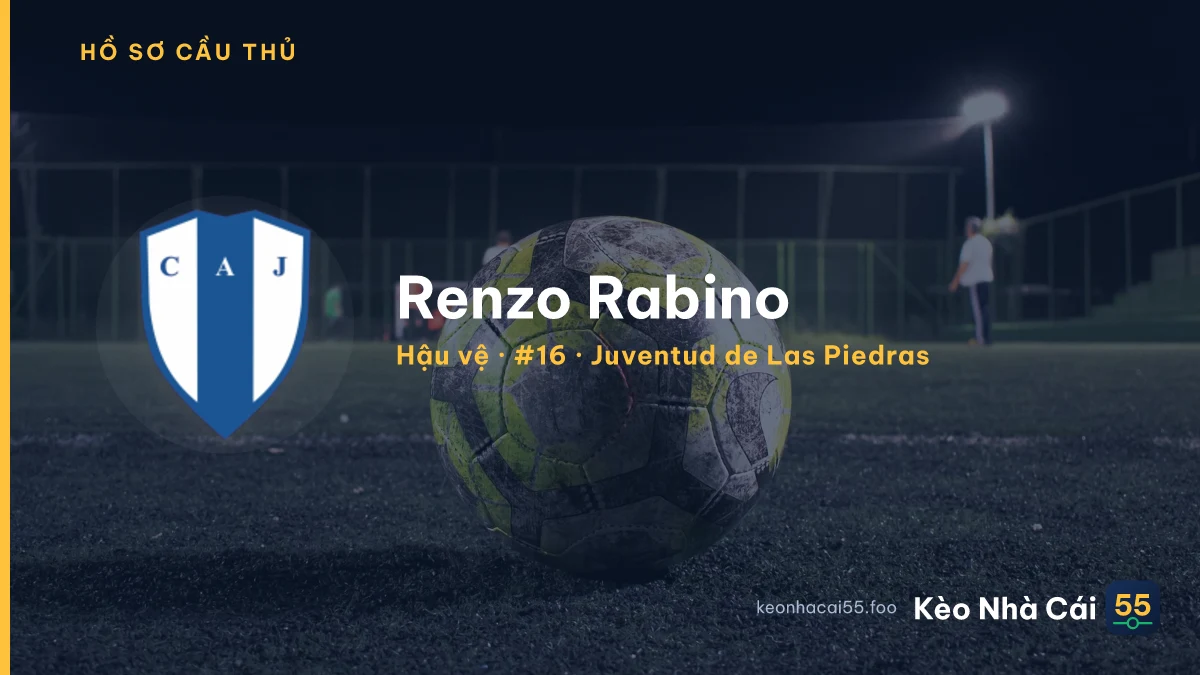 Renzo Rabino — Juventud de Las Piedras