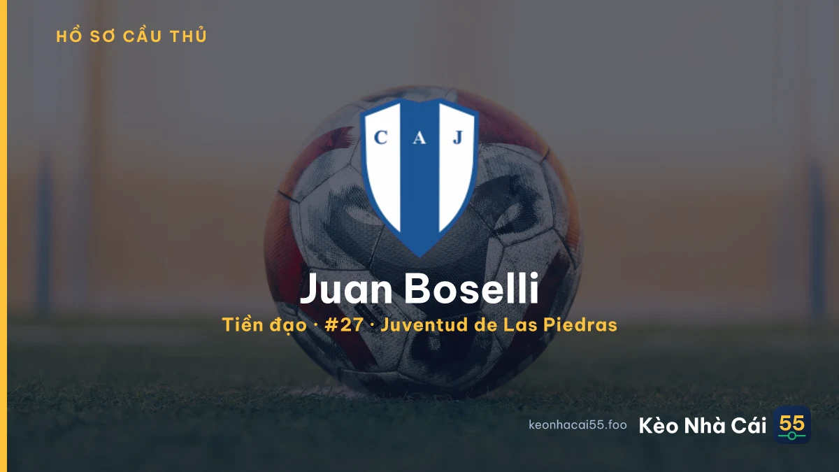 Juan Boselli — Juventud de Las Piedras