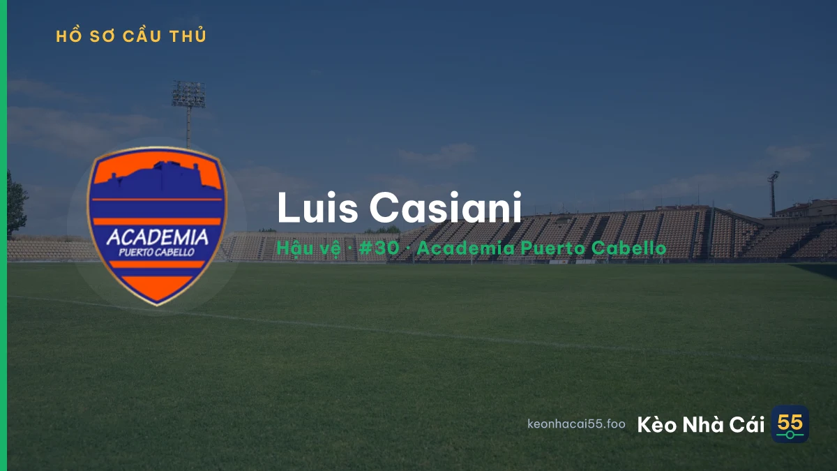Luis Casiani — Academia Puerto Cabello