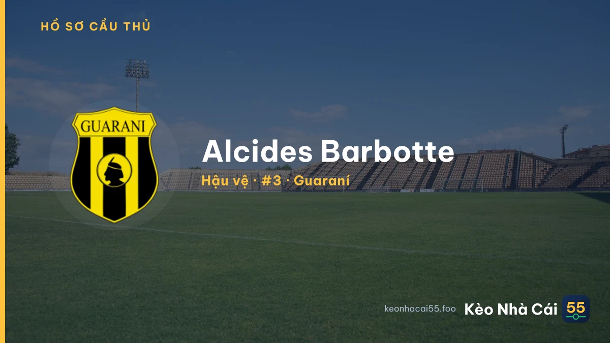 Alcides Barbotte — Guaraní