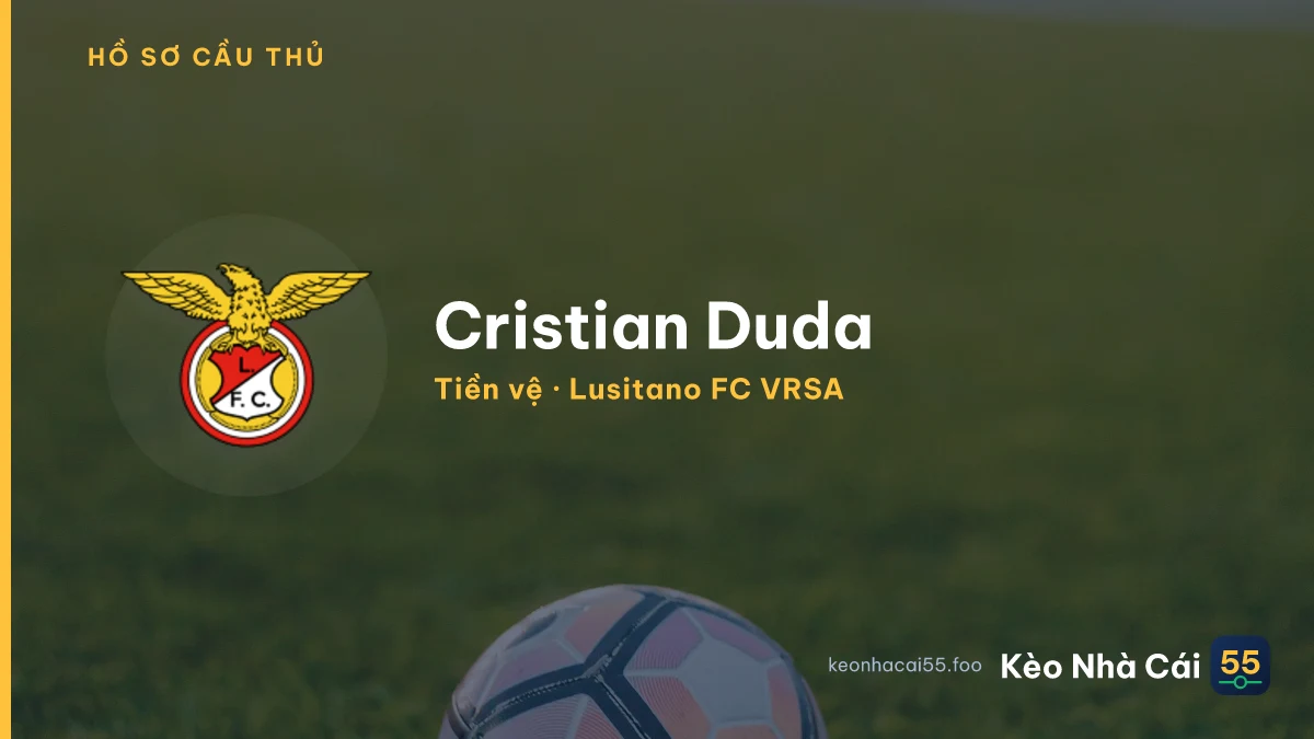 Cristian Duda — Lusitano FC VRSA