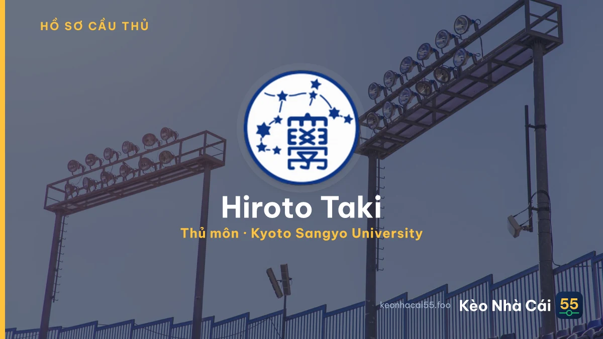 Hiroto Taki — Kyoto Sangyo University