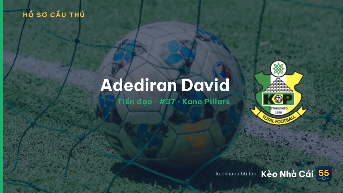 Adediran David — Kano Pillars