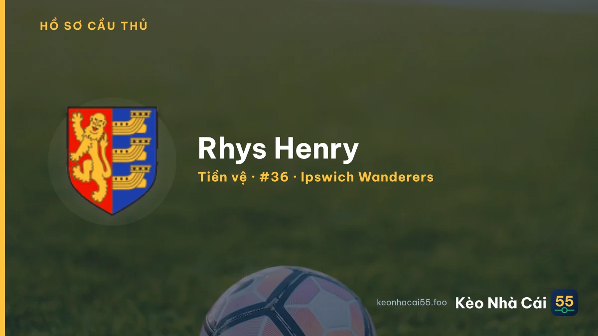 Rhys Henry — Ipswich Wanderers