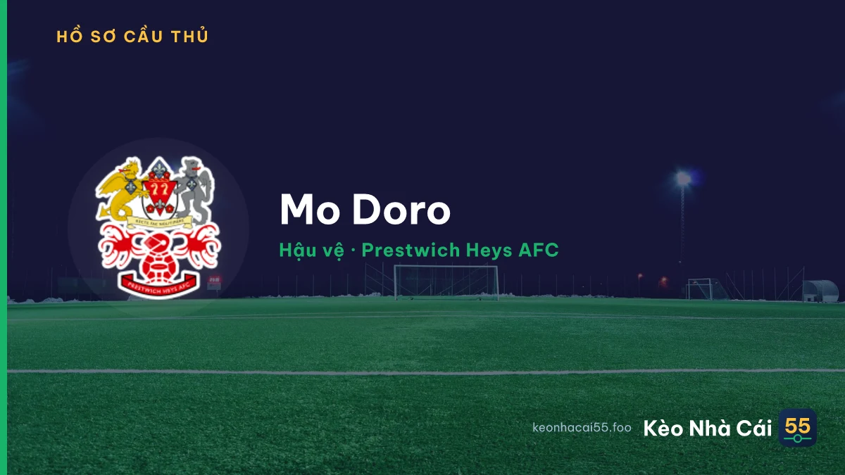 Mo Doro — Prestwich Heys AFC