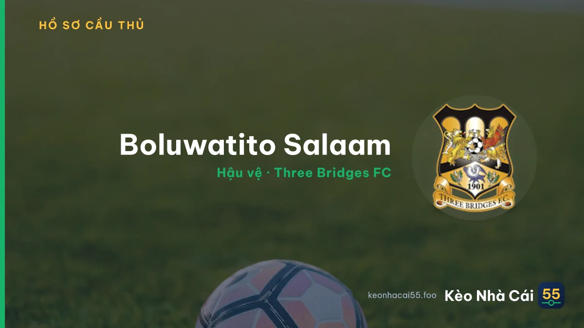 Boluwatito Salaam — Three Bridges FC