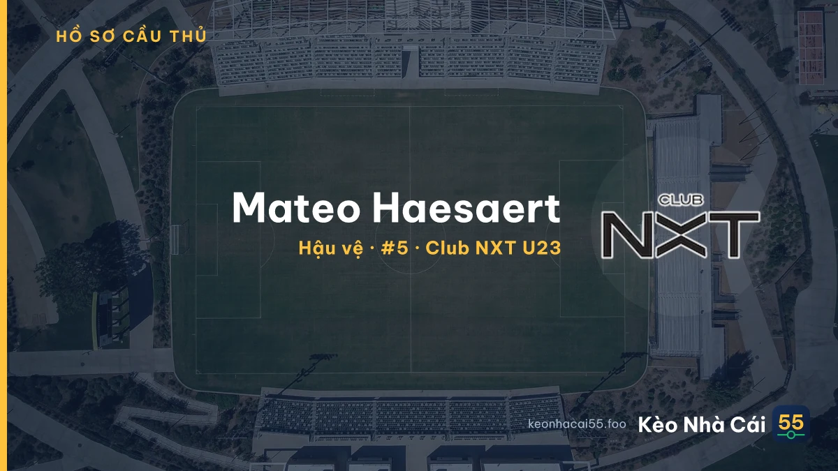 Mateo Haesaert — Club NXT U23
