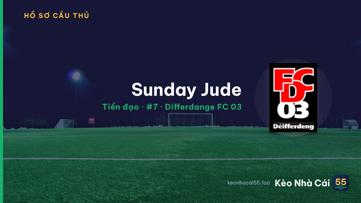 Sunday Jude — Differdange FC 03