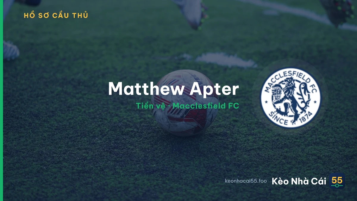 Matthew Apter — Macclesfield FC