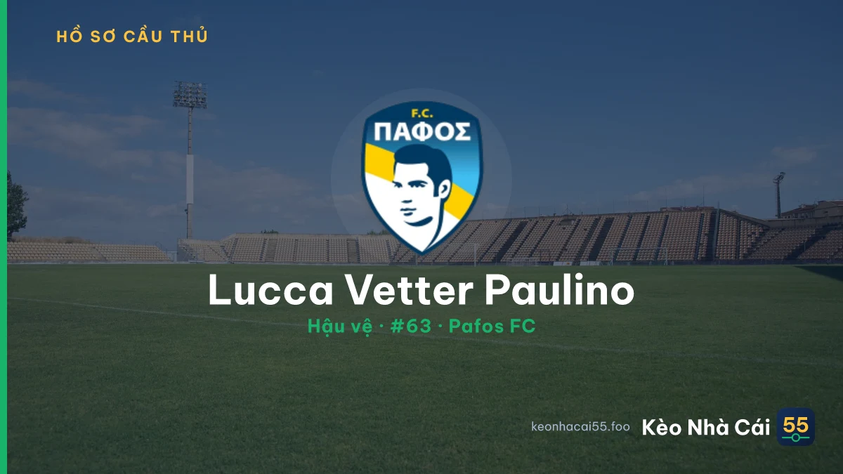 Lucca Vetter Paulino — Pafos FC