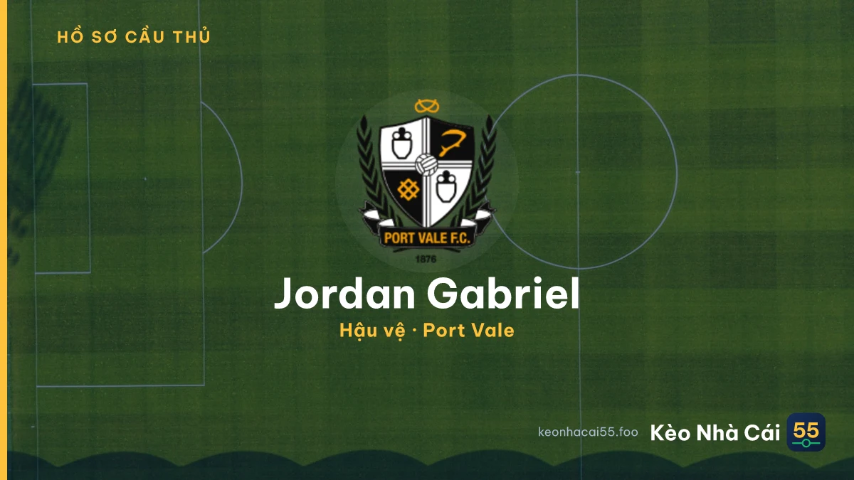 Jordan Gabriel — Port Vale