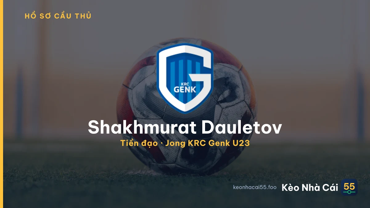 Shakhmurat Dauletov — Jong KRC Genk U23
