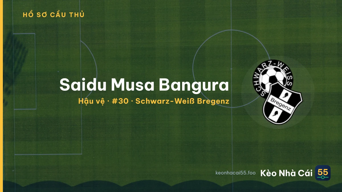 Saidu Musa Bangura — Schwarz-Weiß Bregenz