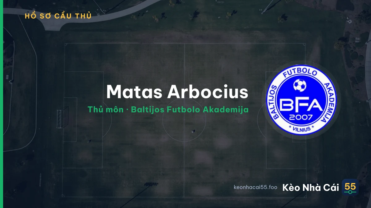 Matas Arbocius — Baltijos Futbolo Akademija