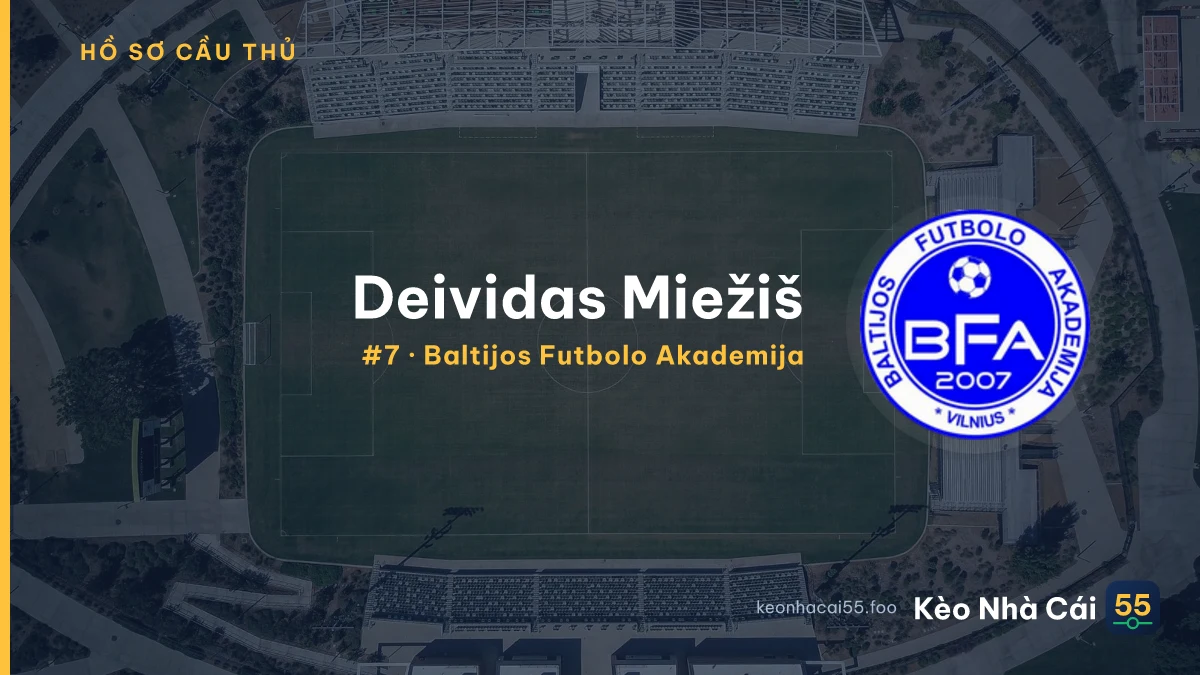 Deividas Miežiš — Baltijos Futbolo Akademija