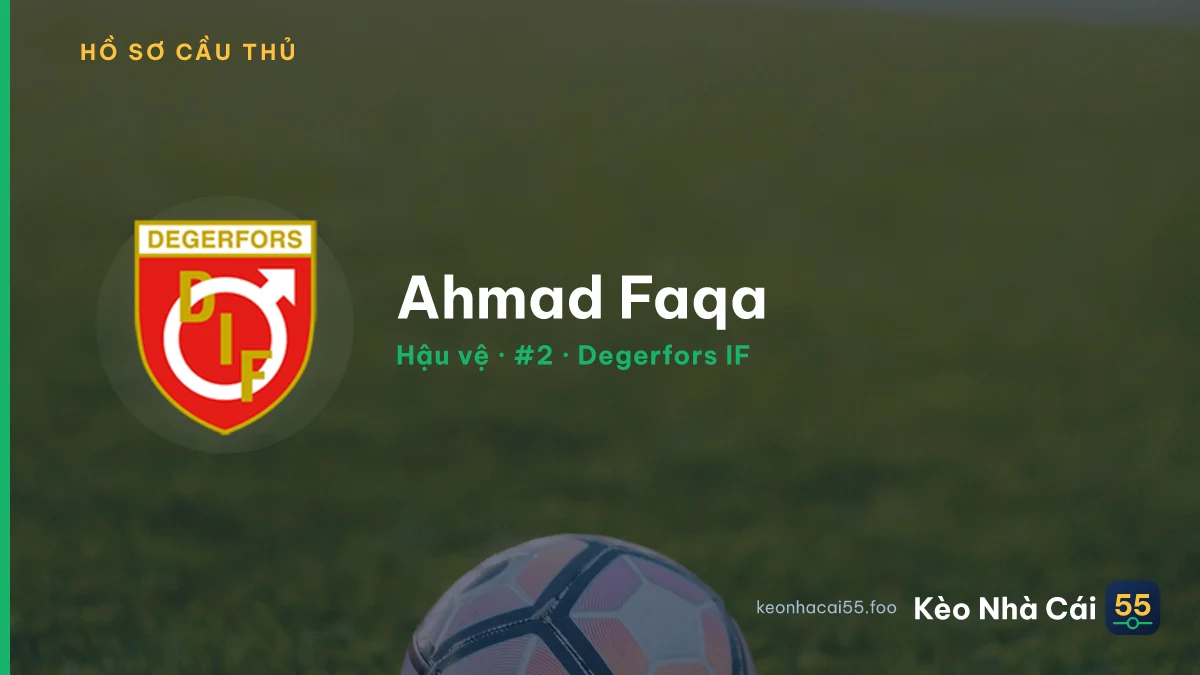Ahmad Faqa — Degerfors IF