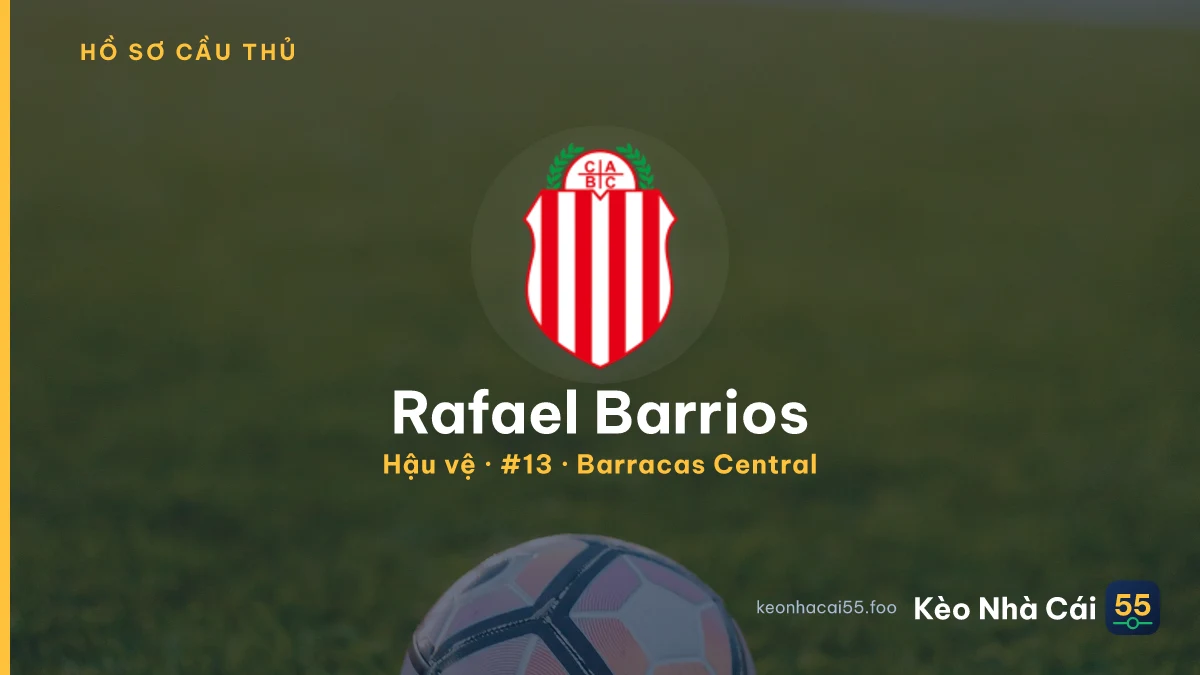 Rafael Barrios — Barracas Central